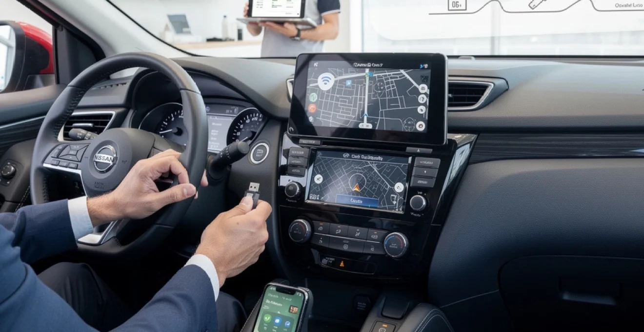 hoe-werkt-de-navigatie-update-voor-een-nissan-qashqai